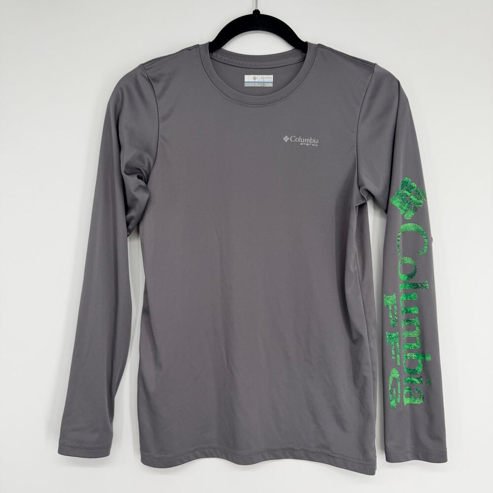 Columbia PFG Terminal Tackle Long Sleeve Shirt Fishing Outdoors Boys Large 14/16
